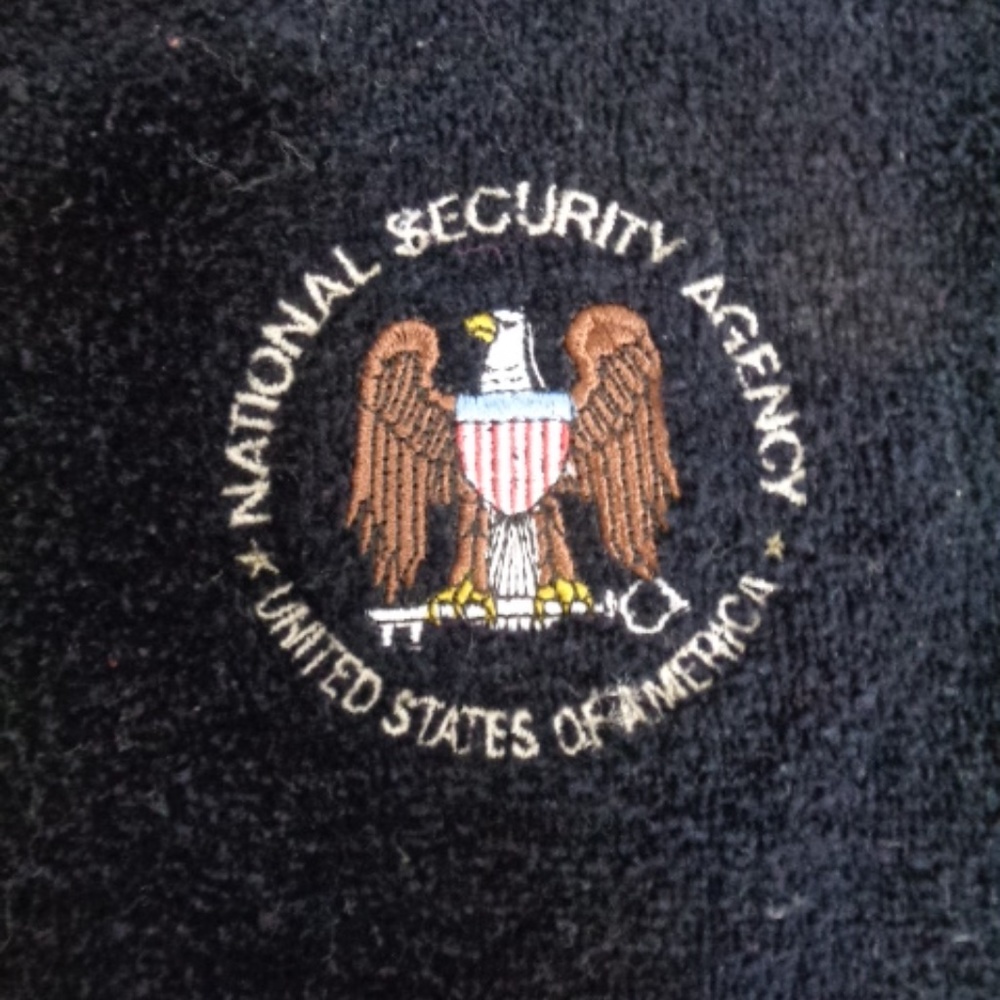 NSA Black Golf Towel NEW US Government
